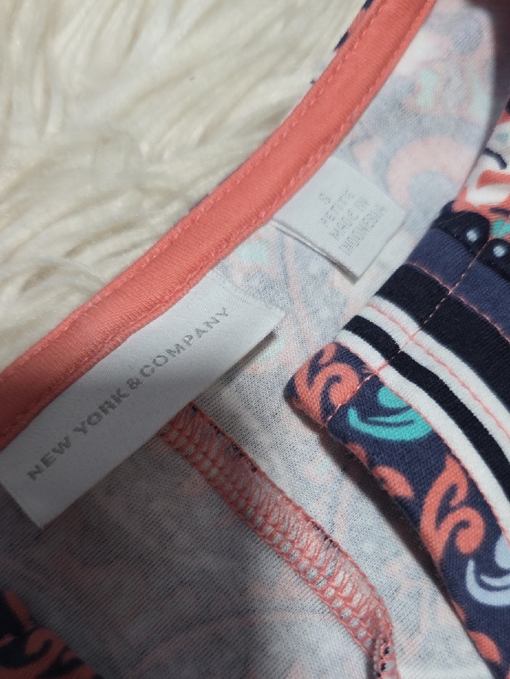 New York & Company Paisley Dress- S Petite - Picture 2 of 9